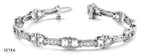 Diamond Bridal Tennis Bracelet 14k Gold