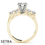 Lab Grown Diamond Ventage Engagement 14kt Gold Ring